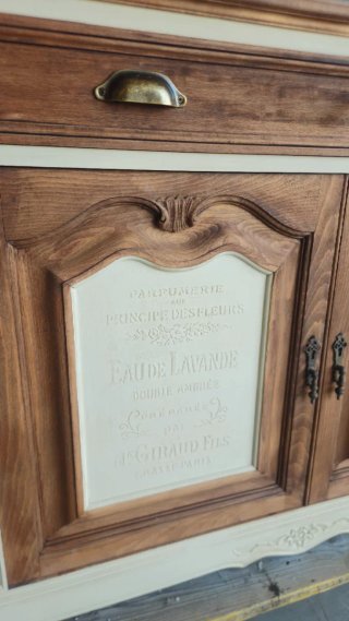 Vitrina Librería Antigua Madera Cristal XXL