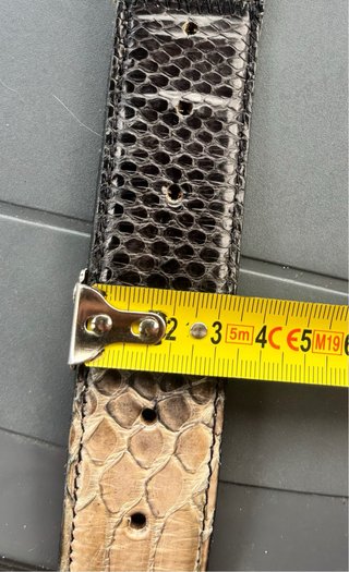Cintura uomo 110 cm col.pitone