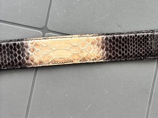 Cintura uomo 110 cm col.pitone