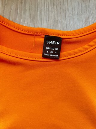 Vestido naranja SHEIN talla S