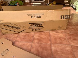 Piano Digital Yamaha P-125B Negro