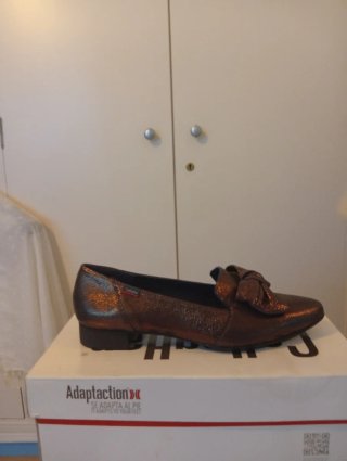 Zapatos Callaghan planos mujer marrón/dorado
