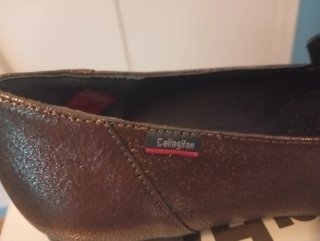 Zapatos Callaghan planos mujer marrón/dorado