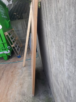 Puerta corredera madera con guía