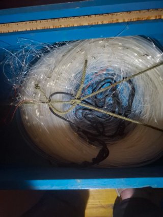Palangre de caja para pesca