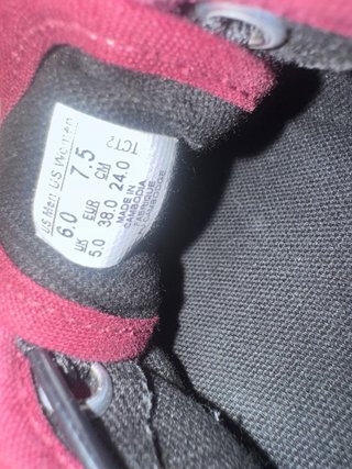 Zapatillas Vans Granates T38