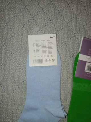 Set 2 calzini Nike donna cotone, nuovi, tg 35-41