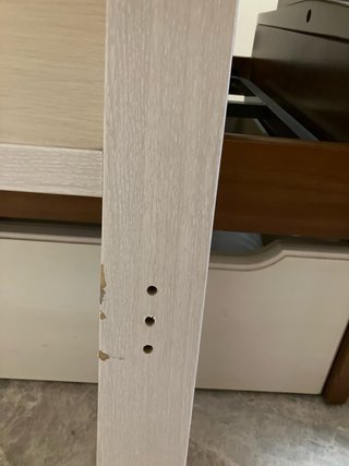Cabecero de cama 150cm madera beige/blanco