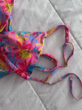 Bikini estampado tropical multicolor