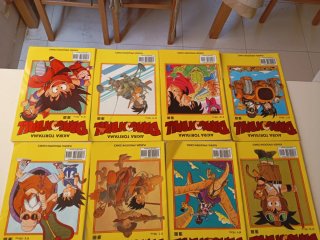 Lote de 8 comics de Dragón Ball  serie amarilla