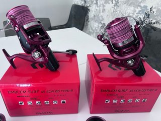 2 Mulinelli Daiwa Emblem Surf 45 SCW QD TYPE-R