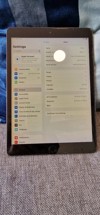 iPad 7ª Gen 128GB Space Gray