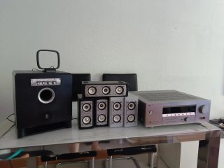 Equipo de Sonido Subwoofer y Altavoces