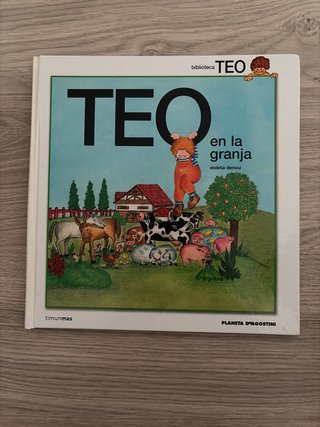 Teo en la granja