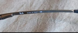 Occhiali da sole Ray-Ban argentati e verdi