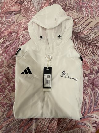 Chaqueta Cortavientos Adidas Real Madrid hombre