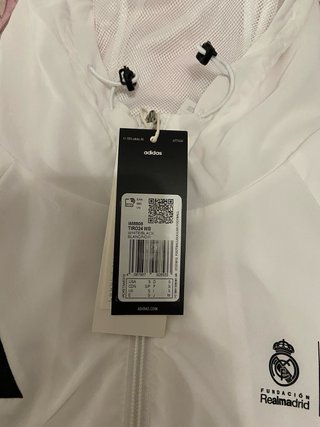 Chaqueta Cortavientos Adidas Real Madrid hombre