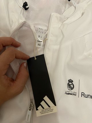 Chaqueta Cortavientos Adidas Real Madrid hombre
