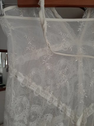 Camisón picardías encaje blanco
