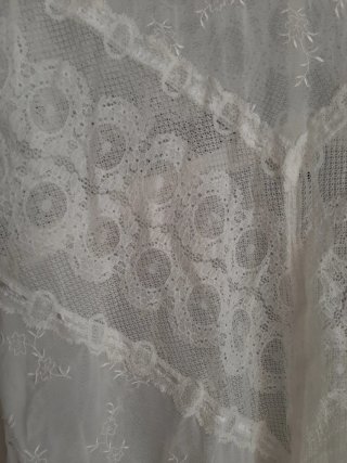 Camisón picardías encaje blanco