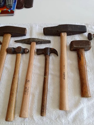 Lote herramientas antiguas colección