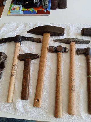 Lote herramientas antiguas colección