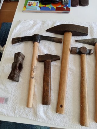 Lote herramientas antiguas colección