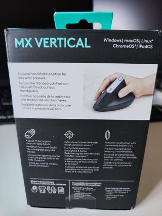 Ratón Logitech MX Vertical - NUEVO - PRECINTADO