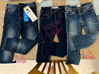 Lote 3 Pantalones Vaqueros Niño 2-5 Años