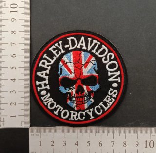Patch Harley Davidson Teschio UK parche toppa