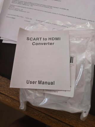 Convertidor SCART a HDMI Escalador