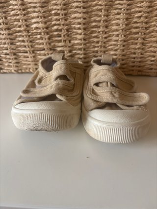 Zapatillas lona bebé velcro