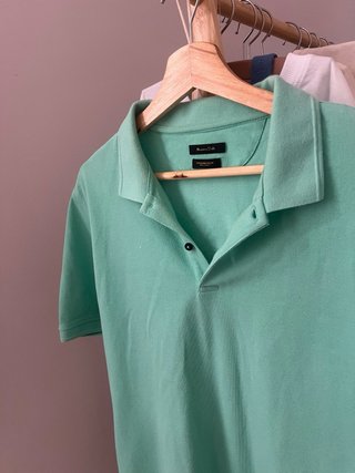 Camiseta Massimo Dutti Verde Talla M