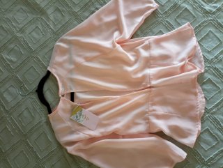 Blusa mujer nudo frontal