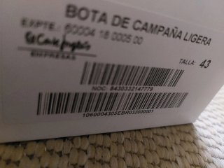 Botas de campaña ligera