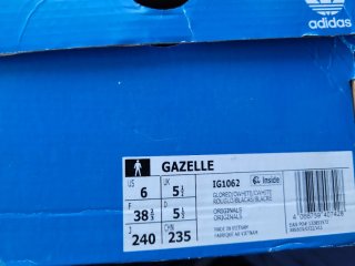 Adidas Gazelle zapatillas 38,5
