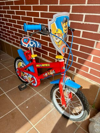 Bicicleta Patrulla Canina Niña Poco Uso