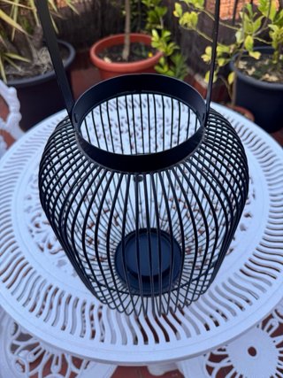 Farol Porta Velas Maison Du Monde Negro