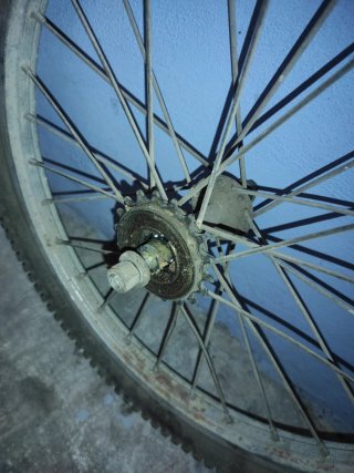 Rueda Trasera bicicleta Motoretta