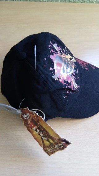 Gorra Piratas del Caribe Niño Negra.