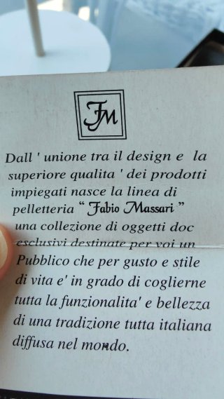Portafoglio pelle donna Fabio Massari marrone