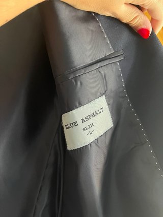 Americana traje azul