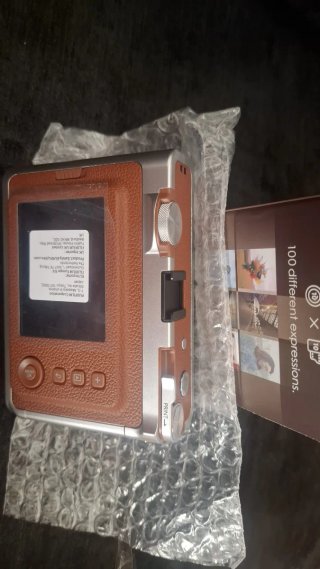Cámara Fujifilm Instax Mini Evo Marrón