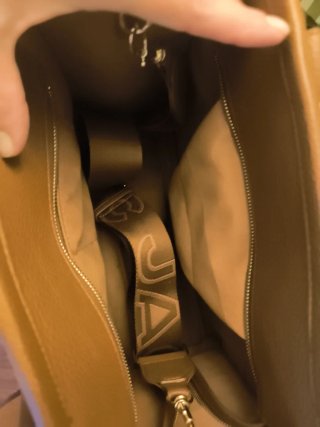 Bolso de mano marrón