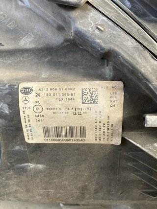 Faro Izquierdo Mercedes Clase E W212