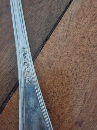 Forchettina antica Argento 1000