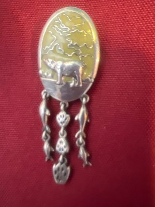 Colgante Plata Oso y Delfines