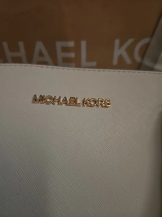 Bolso Michael Kors Piel Saffiano Blanco