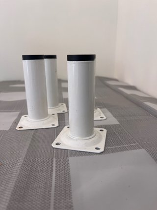 4 Patas para Muebles Blancas