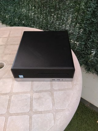 Ordenador Sobremesa HP Negro/Plata